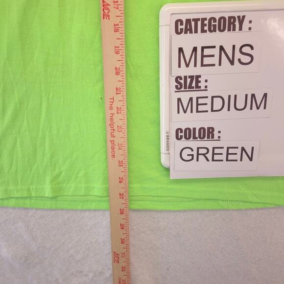 RCR Racing Short Sleeve Graphic Crew Neck T Shirt Mens Size Medium M Green - Picture 6 of 9